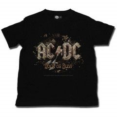 AC/DC t-shirt Enfant Rock or Bust é METAL Enfant