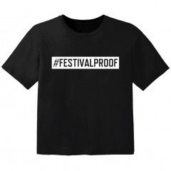 festival kinder t-shirt #festivalproof