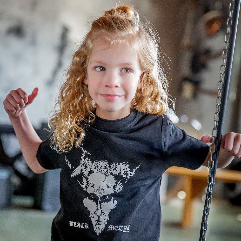 Venom Kids/Toddler T-shirt - Tee Black Metal fotoshoot