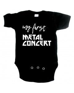 Metal babygrow my first metal concert