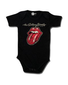 Rolling Stones romper baby Plastered Tongue