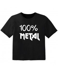 Metal T-shirt til børn 100% Metal