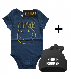 Infant Giftset Nirvana Onesie infant/baby & Mini Rocker Hat