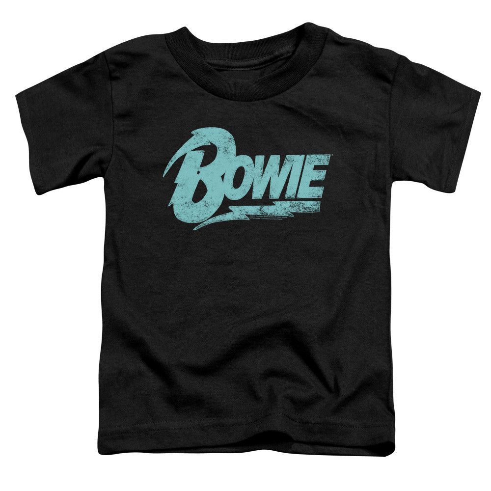 David Bowie Kids T-Shirt Logo Blue