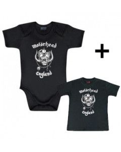 Baby rock giftset Motorhead Baby Grow & Baby T-shirt