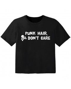Punk Kinder T-Shirt Punk hair don't care