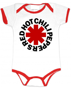 Red Hot Chili Peppers Baby Onesie White/Red