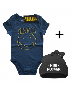 Infant Giftset Nirvana Creeper infant/baby & Mini Rocker Hat