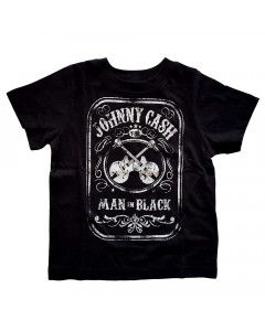 Johnny Cash T-shirt Man in Black