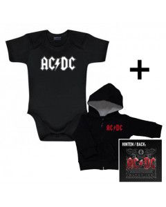 ACDC Baby Hoody Black Ice & AC/DC Baby Body