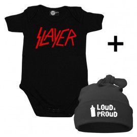 Infant Giftset Slayer Onesie infant/baby & Loud & Proud Hat