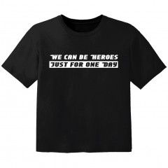 cool baby t-shirt we can be heroes j