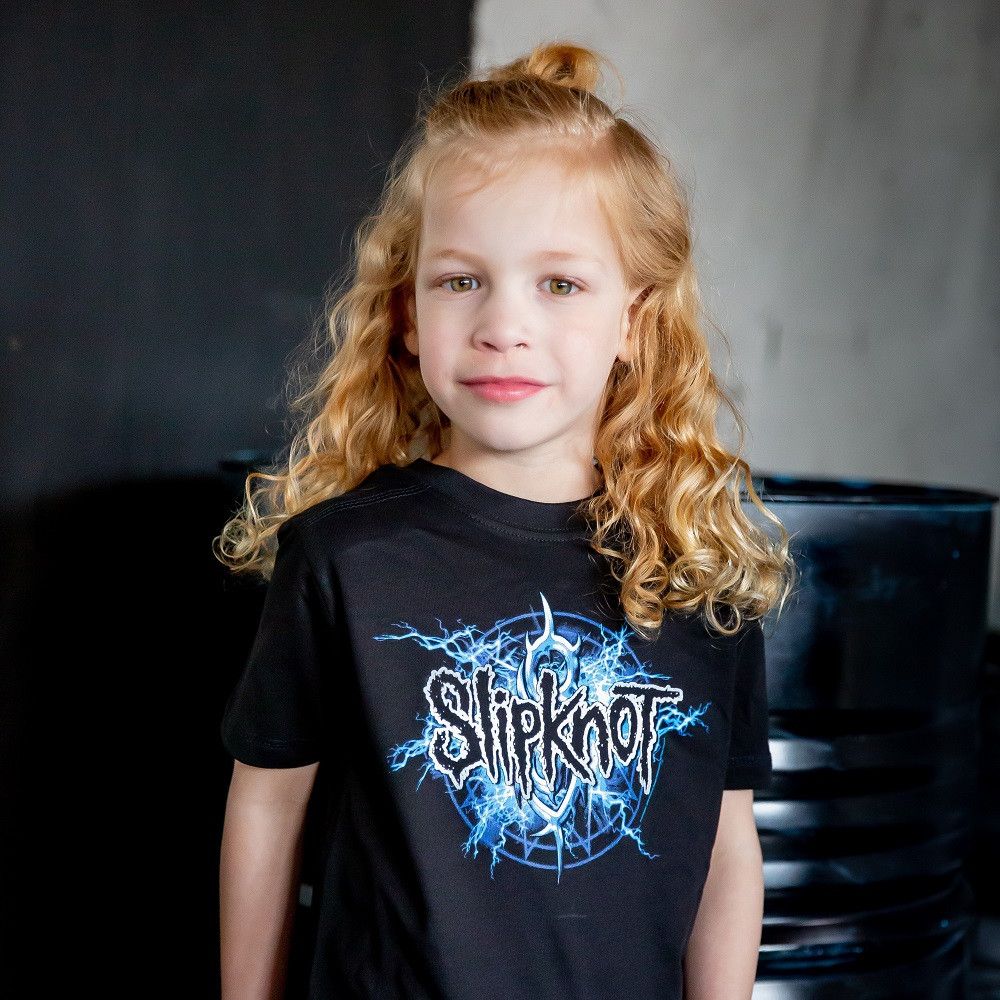 Slipknot Kids T-shirt Logo Slipknot fotoshoot