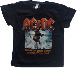 T-shirt bambini AC/DC Blow Up Your Video