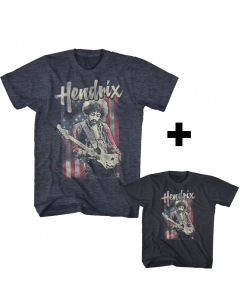 Duo Rockset Jimi Hendrix kids papa T-Shirt