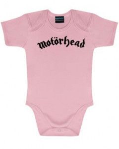 Motörhead Baby Romper Logo Pink