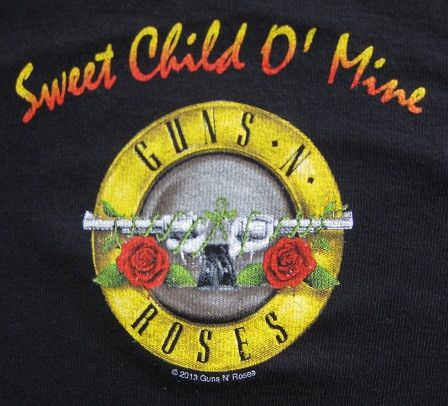 Guns N Roses Kids Baby pousse-Officiel-Sweet Child O Mine-Rock Band Baby grows 