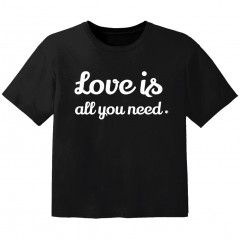 T-shirt Bébé Rock love is all you need