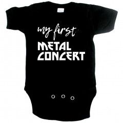 Metal Baby Onesie my first metal concert
