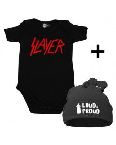 Infant Giftset Slayer Onesie infant/baby & Loud & Proud Hat