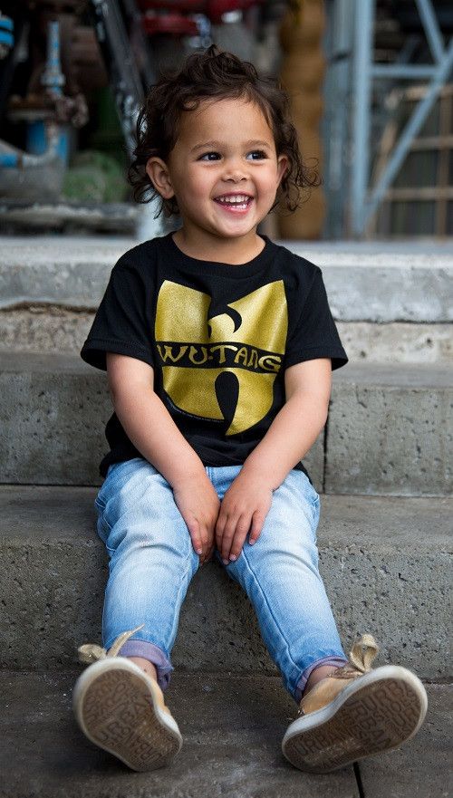 wu tang clan t-shirt model:6 toddler clothing kid shirt for ch ildren size:1-8y 