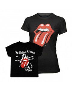 Duo Rockset Rolling Stones Mother's T-shirt & Kids T-Shirt