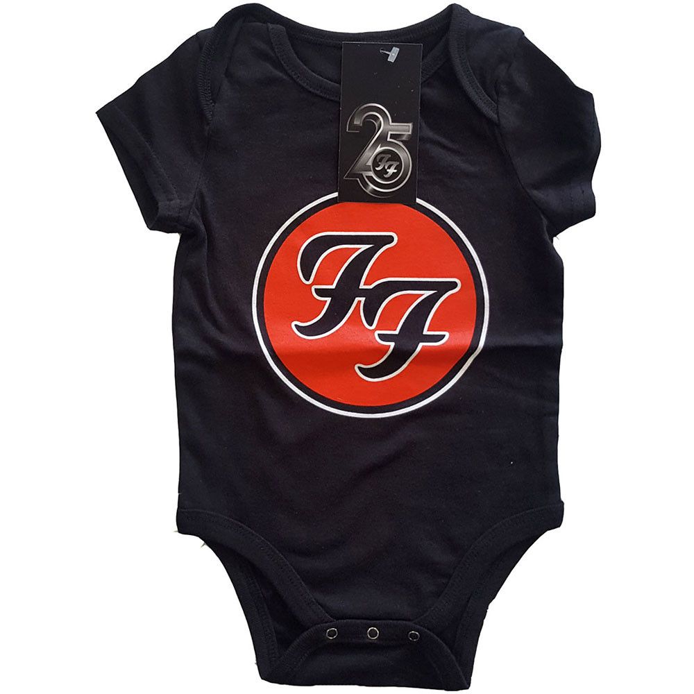 Foo Fighters Onesie Baby Rocker Logo Red