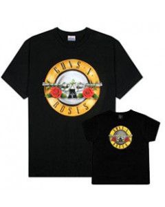 Duo Rockset Guns 'n Roses papa t-shirt & kinder t-shirt