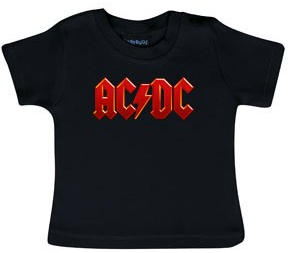 Amplified Kids AC//DC Logo Charcoal T-Shirt