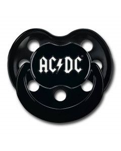 AC/DC Logo pacifier 0-6