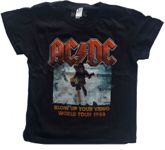 Details about   AC/DC Higher Voltage Youth Black Back T-Shirt Ages 8-12 