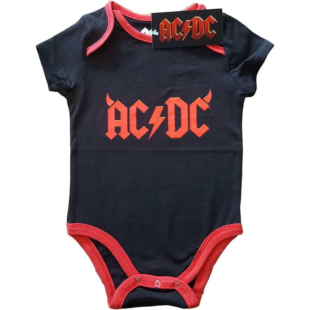 AC/DC Devil Horns Onesie Baby Rocker