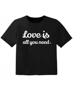 T-shirt Original Enfant love is all you need