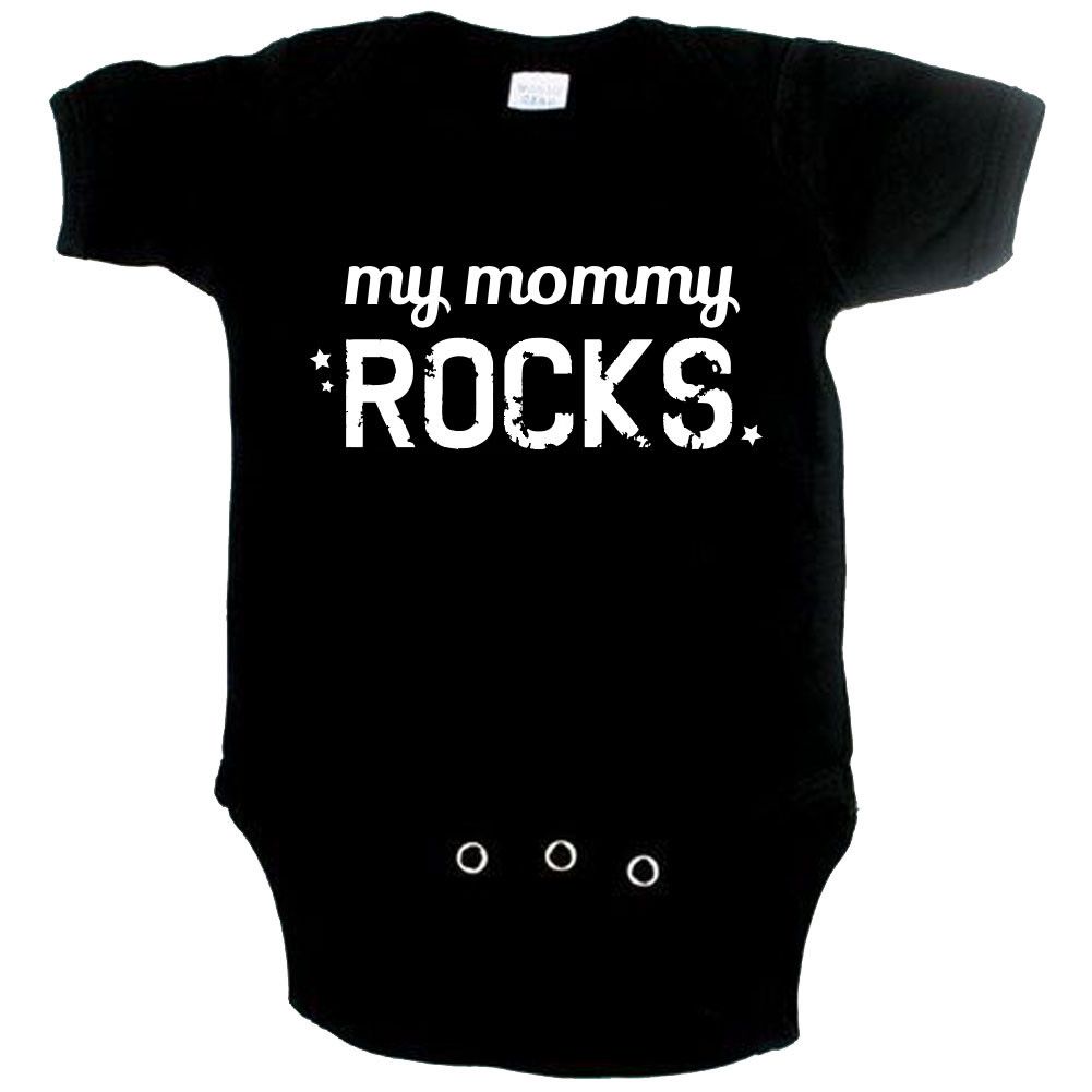 Cool babygrow my mommy rocks